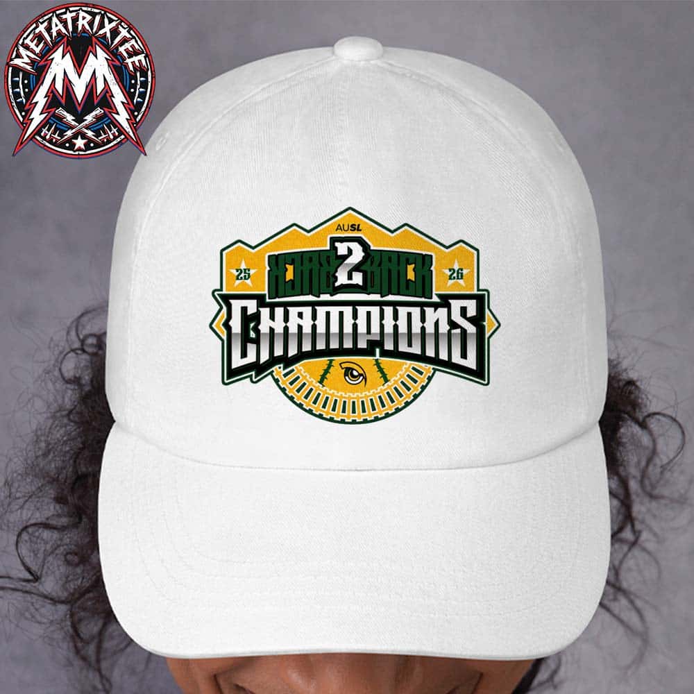 Utah Talons Are Back 2 Back 2026 Second Straight AUSL Champions Logo Classic Cap Snapback Hat Utah Talons Are Back 2 Back 2026 Second Straight AUSL Champions Logo Classic Cap Snapback Hat