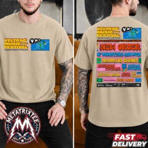 Veltrac Music Festival 2026 Poster Lineup For Lima Peru At Costa 21 On 5 December 2026 Two Sided Print T-Shirt