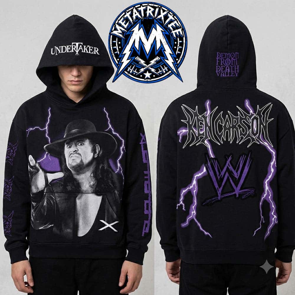 WWE x Ken Carson Undertaker Hoodie Ken Carson WWE SummerSlam