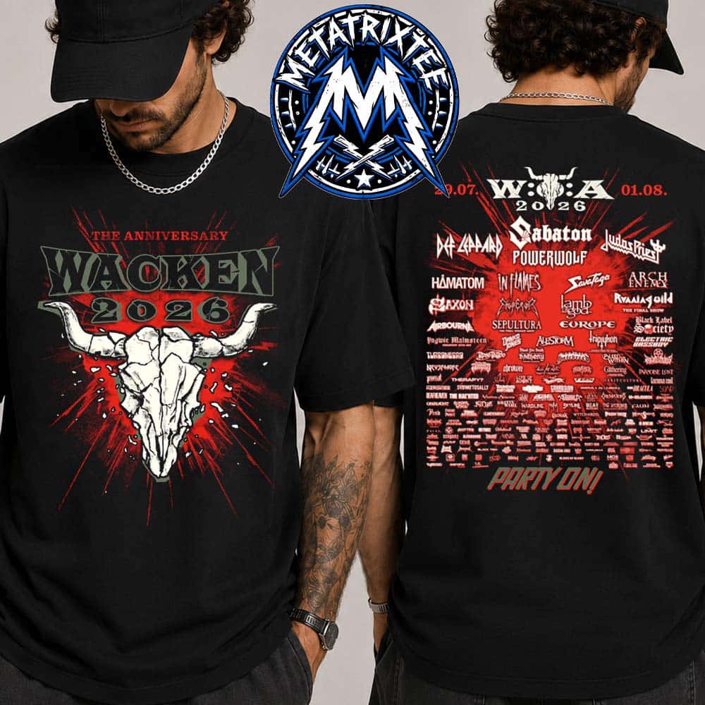 Wacken Open Air 35th Anniversary Main Tee In Wacken Germany From July 29 To August 1 2026 Unisex T-Shirt Wacken Open Air 35th Anniversary Main Tee In Wacken Germany From July 29 To August 1 2026 Unisex T-Shirt