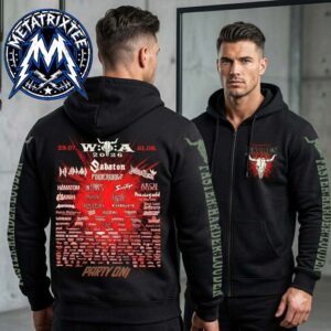 Wacken Open Air Main Hoodiezip For 35th Anniversary In Wacken Germany From July 29 To August 1 2026
