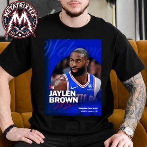 Welcome Jaylen Brown To The NBA Philadelphia 76ers Classic T-Shirt