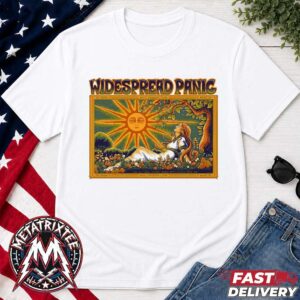 Widespread Panic Bend OR 2026 Main Poster Concert At Hayden Homes Amphitheater On July 10 And 11 2026 White Short T-Shirt