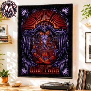 Widespread Panic Bonner Montana Two-Night Show At The KettleHouse Amphitheater On July 7 And 8 2026 Poster Canvas