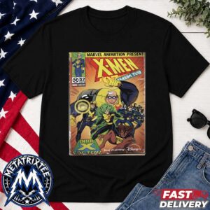 X Men 97 Season 2 Enter X Factor Poster Strong Guy Multiple Man Havok Vintage T-Shirt