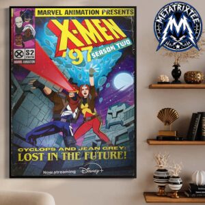 X Men 97 Season 2 Time Travel Art Askani Cyclops Jean Grey Poster Canvas