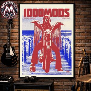 1000mods Band Poster For SonicBlast Fest 2026 In Portugal On August 5 To August 8 2026 Durable Poster Canvas