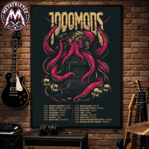 1000mods Summer Tour 2026 Poster Cities List For June 6 In Patra To August 29 In Tyrnavos Premium Poster Canvas