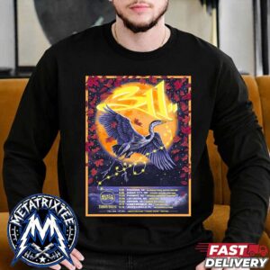 311 Cities List For Fall Tour Starting September 25 In Roanoke Running Through November 13 In Jacksonville 2026 Black Longsleeve T-Shirt
