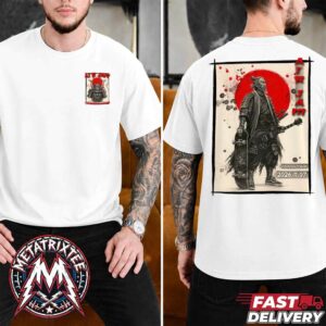 AJ Mark de Salvo Tee For Zozo Marine Stadium Air Jam Festival 2026 In Chiba JP On November 7 Two Sided Black T-Shirt