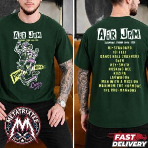 AJ The Mad Twins Tee For November 7 Air Jam Festival 2026 At Zozo Marine Stadium In Chiba JP Short Black T-Shirt
