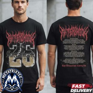 After Party Merch Tee For Aftershock Festival At Discovery Park In Sacramento California From October 1–4 2026 Unisex T-Shirt