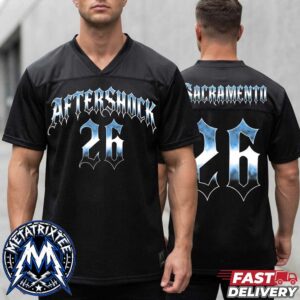 Aftershock Festival 2026 Fade To Black Jersey At Discovery Park In Sacramento California From October 1–4 Jersey
