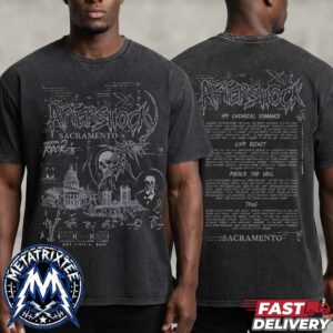 Aftershock Festival Historical Merch Tee At Discovery Park In Sacramento California From October 1–4 2026 Washed T-Shirt