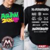 Air Jam Festival 2026 Birds Tee November 7 At Zozo Marine Stadium In Chiba JP Two Sided White T-Shirt Air Jam Festival 2026 Birds Tee November 7 At Zozo Marine Stadium In Chiba JP Two Sided White T-Shirt