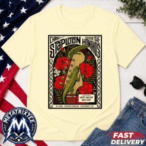 All-American Road Show Tour Cincinnati 2026 Poster Chris Stapleton At Paycor Stadium In Ohio On August 1 Unisex T-Shirt