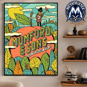 Atlanta Prizefighter Tour Mumford And Sons Poster Show At The State Farm Arena In Georgia On August 4 2026 Durable Poster Canvas
