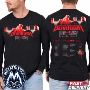 Beartooth Cities List For Pure Ecstasy World Tour 2026 From September 17 In Frankfurt To January 31 In Wheatland Longsleeve T-Shirt