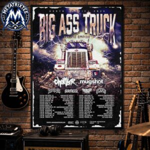Big Ass Truck Inland Empire North Amerrica Tour 2026 Schedule From October 20 In San Diego To November 25 In Pomona High-Quality Poster Canvas