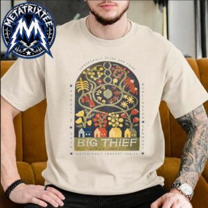 Big Thief North American Tour Poster At Waterfront Park In Burlington Vermont On August 2 2026 Vintage T-Shirt