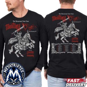 Born Of Osiris And Miss May I Cities List For The Perpetual Iron North America Tour 2026 Start In November 8 In Pontiac Stop December 19 In Dayton Longsleeve T-Shirt