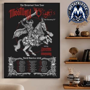 Born Of Osiris And Miss May I Cities List For The Perpetual Iron North America Tour 2026 Start In November 8 In Pontiac Stop December 19 In Dayton Poster Canvas