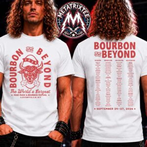 Bourbon And Beyond 2026 Seeing Red Tee The World’s Largest Bourbon Food And Music Festival Two Sided White T-Shirt