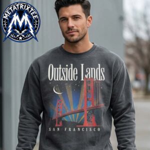 Bridge Event Crewneck For The Outside Lands Music And Arts Festival At Golden Gate Park In San Francisco California From August 7–9 2026 Unisex T-Shirt