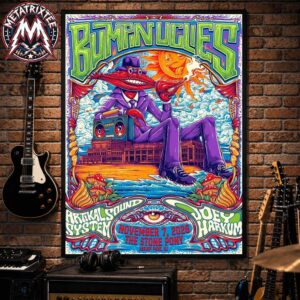 Bumpin Uglies Asbury Park New Jersey 2026 Poster For Orange Crush Tour On Saturday November 7 2026 At The Stone Pony Poster Canvas