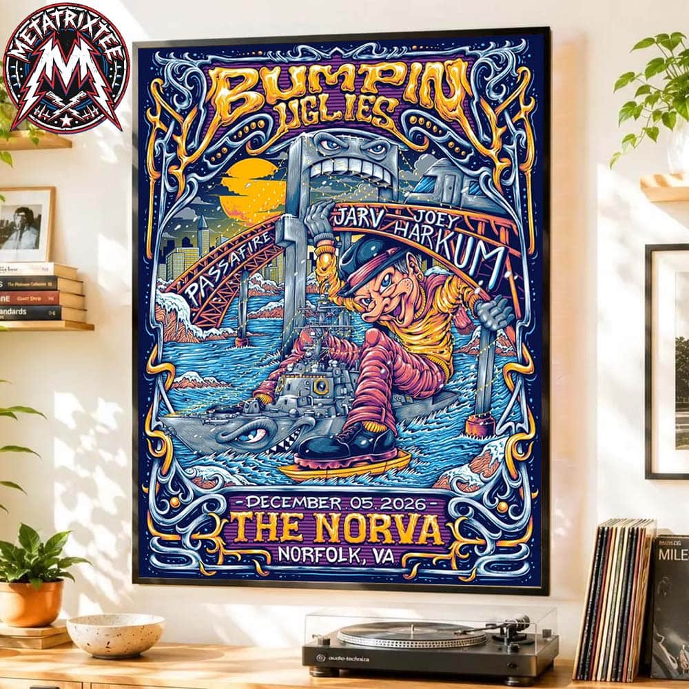 Bumpin Uglies Norfolk Virgini 2026 Poster For Ugly Christmas Sweater Party On December 5 2026 At The NorVa High-Quality Poster Canvas Bumpin Uglies Norfolk Virgini 2026 Poster For Ugly Christmas Sweater Party On December 5 2026 At The NorVa High-Quality Poster Canvas