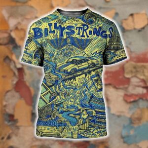 Charleston August 4 2026 Billy Strings Poster Show At The Charleston Coliseum And Convention Center in West Virginia All Over Print Shirt