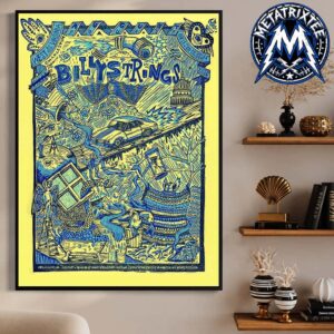 Charleston August 4 2026 Billy Strings Poster Show At The Charleston Coliseum And Convention Center in West Virginia Professional Poster Canvas