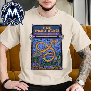 Chicago Poster Show For Hot Mulligan At The Metro Chicago In Illinois On August 1 2026 Vintage T-Shirt