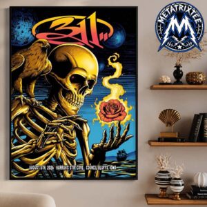Council Bluffs 2026 311 So Glad You Made It Tour Poster Show On August 5 At Stir Concert Cove At Harrah In Iowa High-Quality Poster Canvas