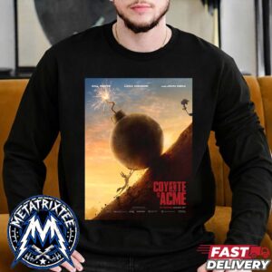 Coyote Vs Acme New Official Movie Poster In Theaters On August 28th 2026 Premium Longsleeve T-Shirt