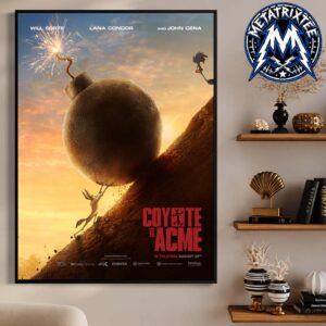 Coyote Vs Acme New Official Movie Poster In Theaters On August 28th 2026 Premium Poster Canvas