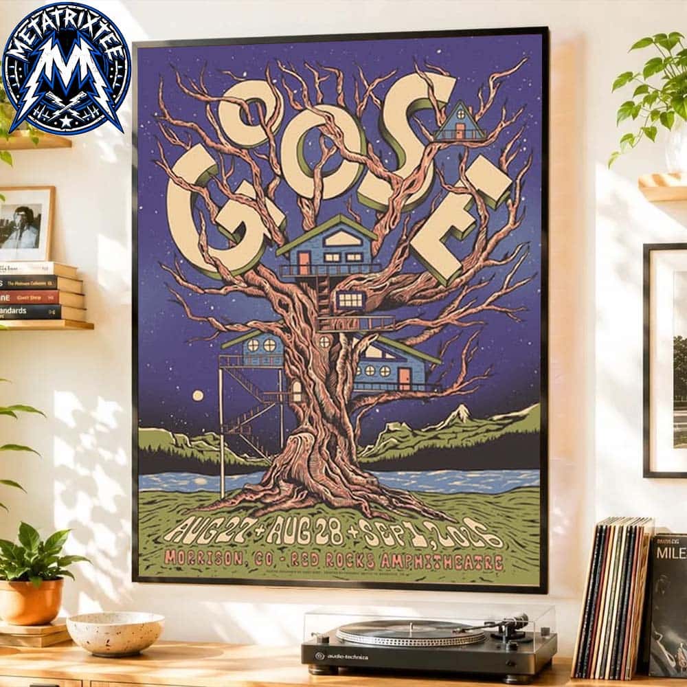 Denver Pop Up Andy Bird Poster For Goose On August 27 28 And Sep 1 2026 At Banshee House In CO Professional Poster Canvas Denver Pop Up Andy Bird Poster For Goose On August 27 28 And Sep 1 2026 At Banshee House In CO Professional Poster Canvas