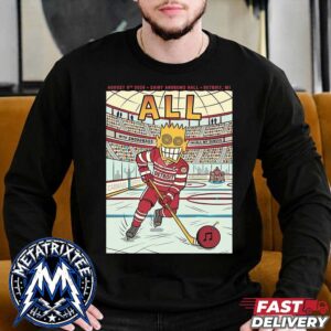 Detroit 2026 ALL Main Concert Poster At Saint Andrews Hall In MI August 9 Longsleeve T-Shirt