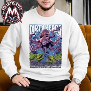 Dirty Heads Casper Poster Show For Summer 2026 Tour On August 7 2026 In Wyoming At The Gaslight Social White Sweatshirt T-Shirt