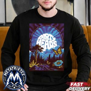 Dirty Heads Live Concert Poster At Ford Idaho Center Amphitheater In Nampa ID August 11 2026 Longsleeve T-Shirt