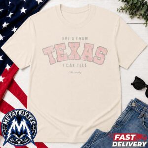 Ella Langley The Dandelion Three-Night Texas Tour 2026 Shes From Texas I Can Tell Merch Tee T-Shirt