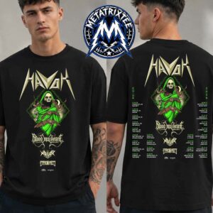 European And UK 2026 Tour Dates List Havok Start On September 10 In Frankfurt To October 10 In Helsinki Premium T-Shirt