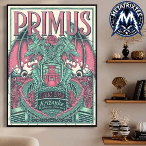 European Tour 2026 Poster For Ljubljana Primus At Krizanke In Slovenia On August 3 Durable Poster Canvas