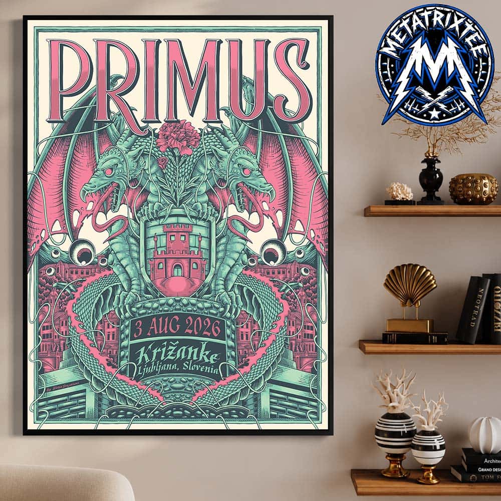 European Tour 2026 Poster For Ljubljana Primus At Krizanke In Slovenia On August 3 Durable Poster Canvas European Tour 2026 Poster For Ljubljana Primus At Krizanke In Slovenia On August 3 Durable Poster Canvas