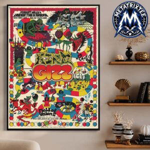 Field Of Vision II Festival Poster King Gizzard And The Lizard Wizard At Meadow Creek In Buena Vista Colorado From August 14 To August 16 2026 Professional Poster Canvas