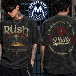 Fifty Something Tour 2-Night Merch Tee For Rush Xfinity Mobile Arena In Philadelphia PA On August 21 23 2026 Washed T-Shirt