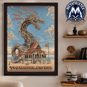 Glad You Made It Tour 2026 Poster For 311 Band At The Utah First Credit Union Amphitheatre In West Valley City Utah On August 8 Durable Poster Canvas
