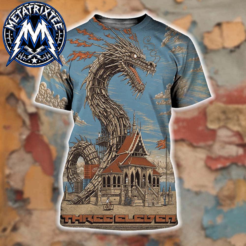 Glad You Made It Tour 2026 Poster For 311 Band At The Utah First Credit Union Amphitheatre In West Valley City Utah On August 8 Unisex T-Shirt Glad You Made It Tour 2026 Poster For 311 Band At The Utah First Credit Union Amphitheatre In West Valley City Utah On August 8 Unisex T-Shirt