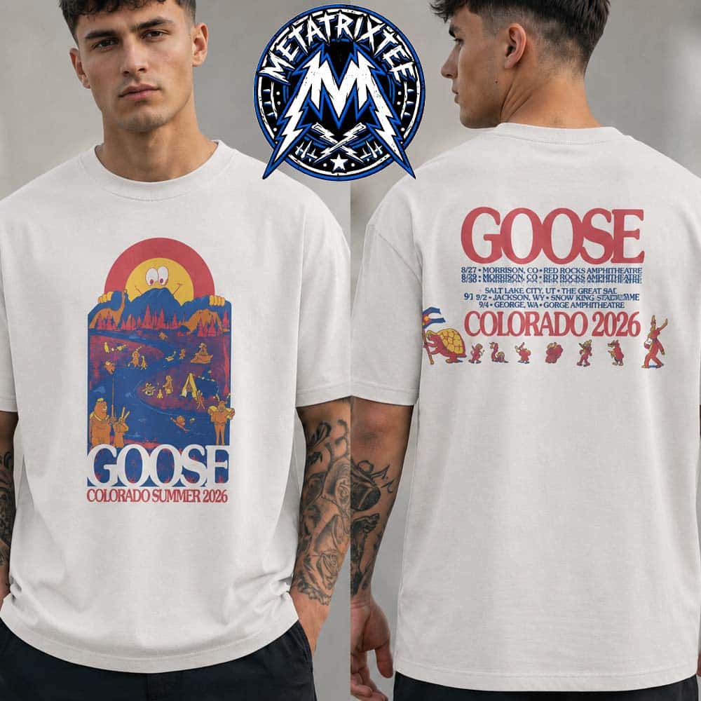 Goose Denver Pop Up Lewy Jones Colorado RRX Tee At Banshee House In CO On August 26 27 And 28 2026 Goose Denver Pop Up Lewy Jones Colorado RRX Tee At Banshee House In CO On August 26 27 And 28 2026