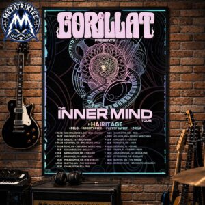 GorillaT The Inner Mind 2026 Tour Schedule From October 16 In San Francisco To December 19 In Brooklyn Premium Poster Canvas